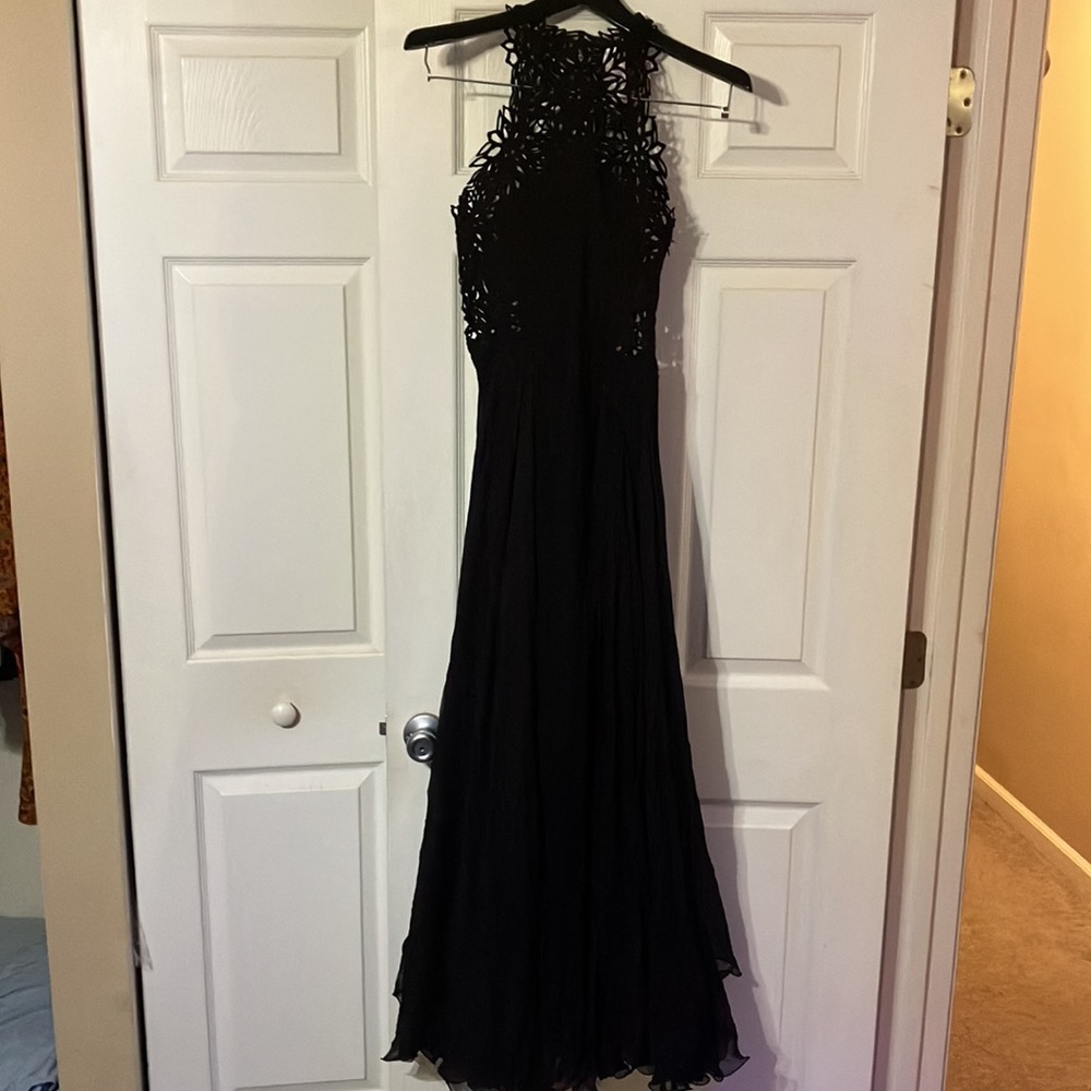 NWOT Gorgeous and unique black dress by Rohit Bal in size Small